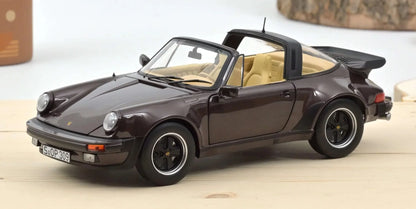PORSCHE 911 TURBO TARGA BROWN METALLIC 1987 1/18 Scale NOREV MTDNOR187665