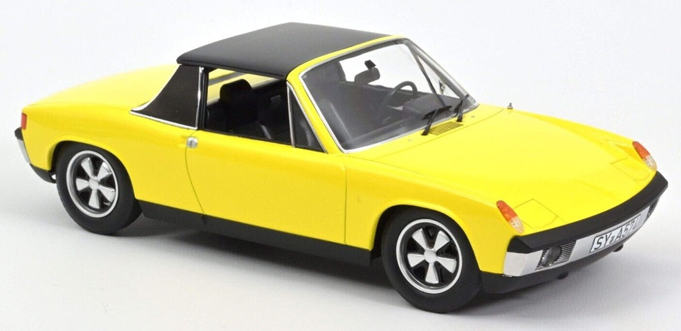 VW-PORSCHE 914-6  YELLOW 1973 1/18 Scale NOREV MTDNOR187689