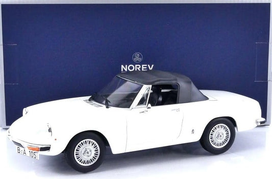 ALFA ROMEO 2000 SPIDER WHITE 1978 1/18 Scale NOREV MTDNOR187882
