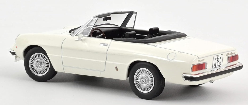 ALFA ROMEO 2000 SPIDER WHITE 1978 1/18 Scale NOREV MTDNOR187882