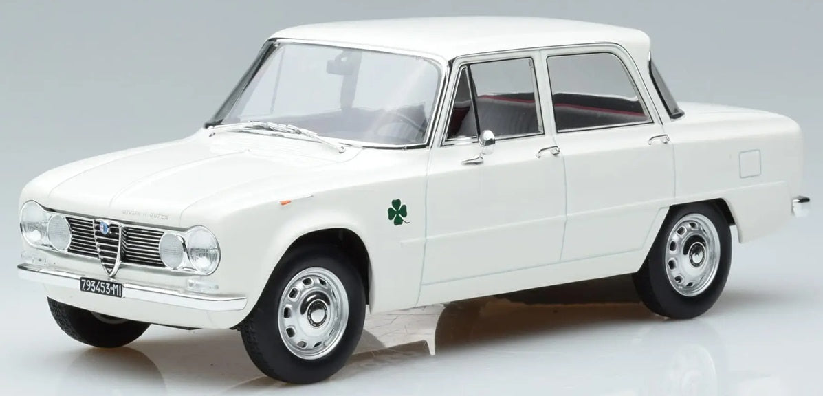 ALFA ROMEO GIULIA TI SUPER WHITE 1963 1/18 Scale NOREV MTDNOR187970