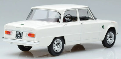 ALFA ROMEO GIULIA TI SUPER WHITE 1963 1/18 Scale NOREV MTDNOR187970