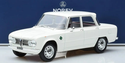 ALFA ROMEO GIULIA TI SUPER WHITE 1963 1/18 Scale NOREV MTDNOR187970