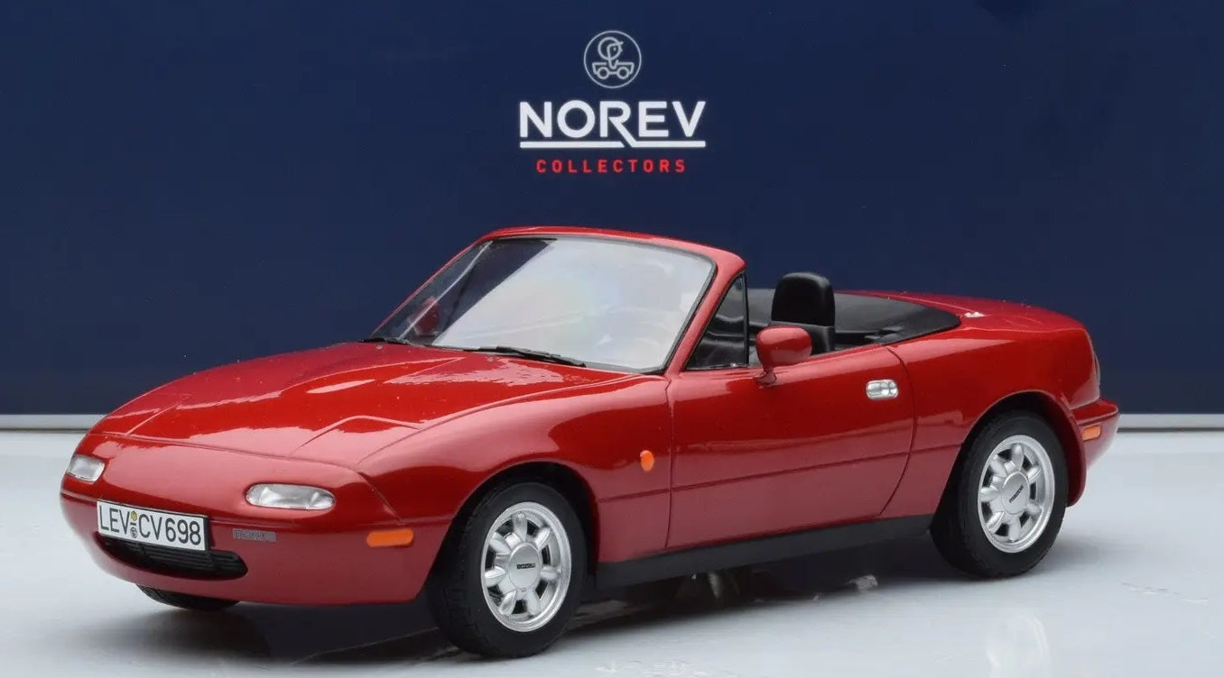 MAZDA MX-5 RED 1989 1/18 Scale NOREV MTDNOR188020