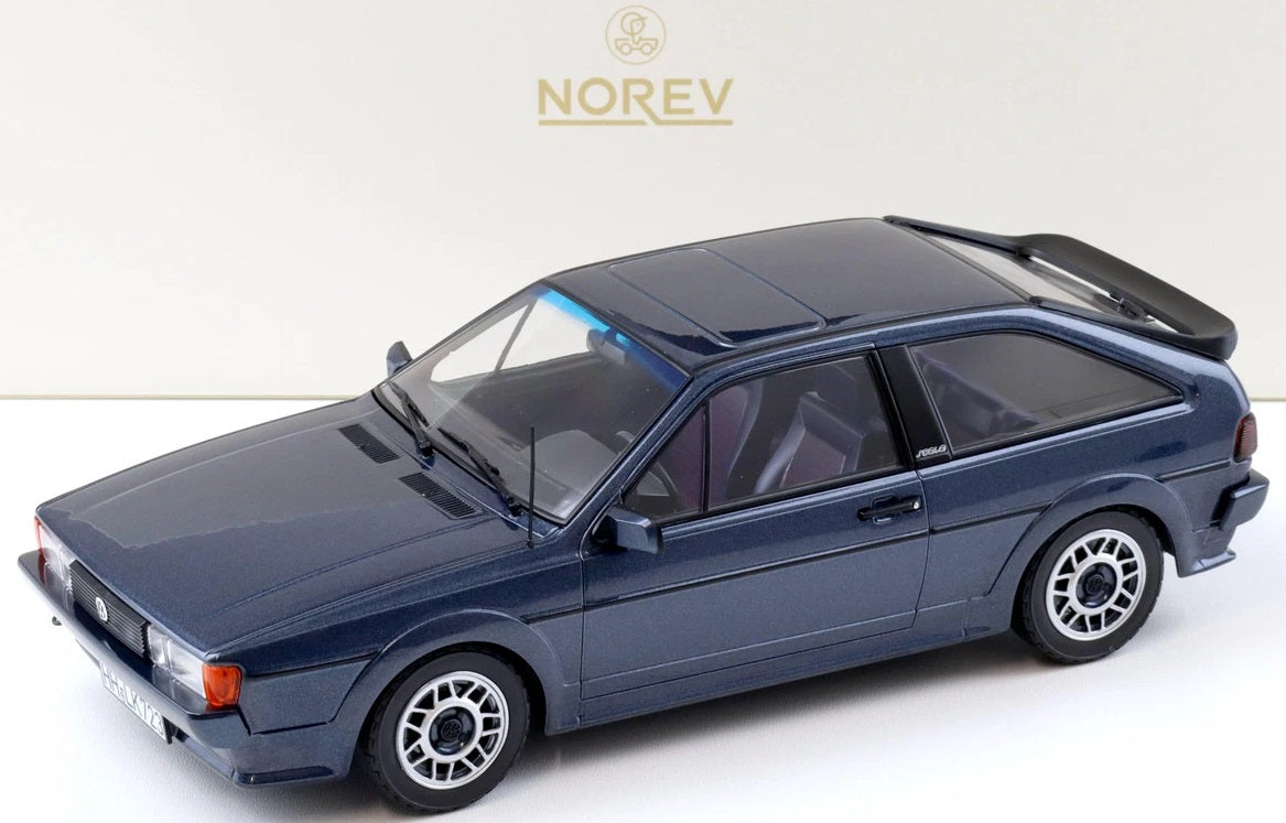 VW SCIROCCO SCALA HELIOS BLUE METALLIC 1987 1/18 Scale NOREV MTDNOR188632