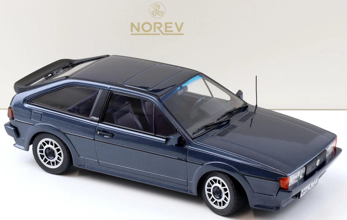 VW SCIROCCO SCALA HELIOS BLUE METALLIC 1987 1/18 Scale NOREV MTDNOR188632