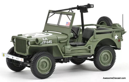 JEEP ARMY D-DAY GREEN 1944 1/18 Scale NOREV MTDNOR189016