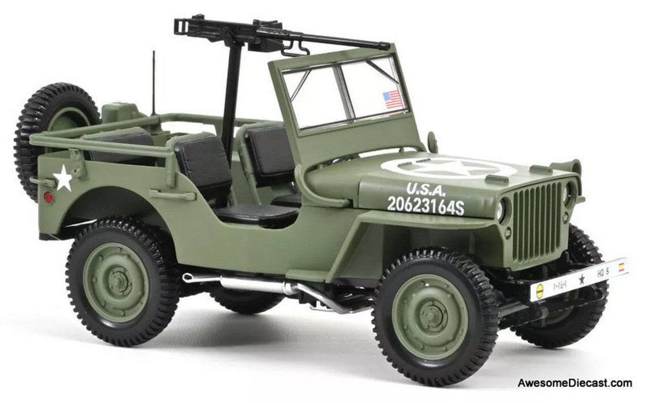 JEEP ARMY D-DAY GREEN 1944 1/18 Scale NOREV MTDNOR189016