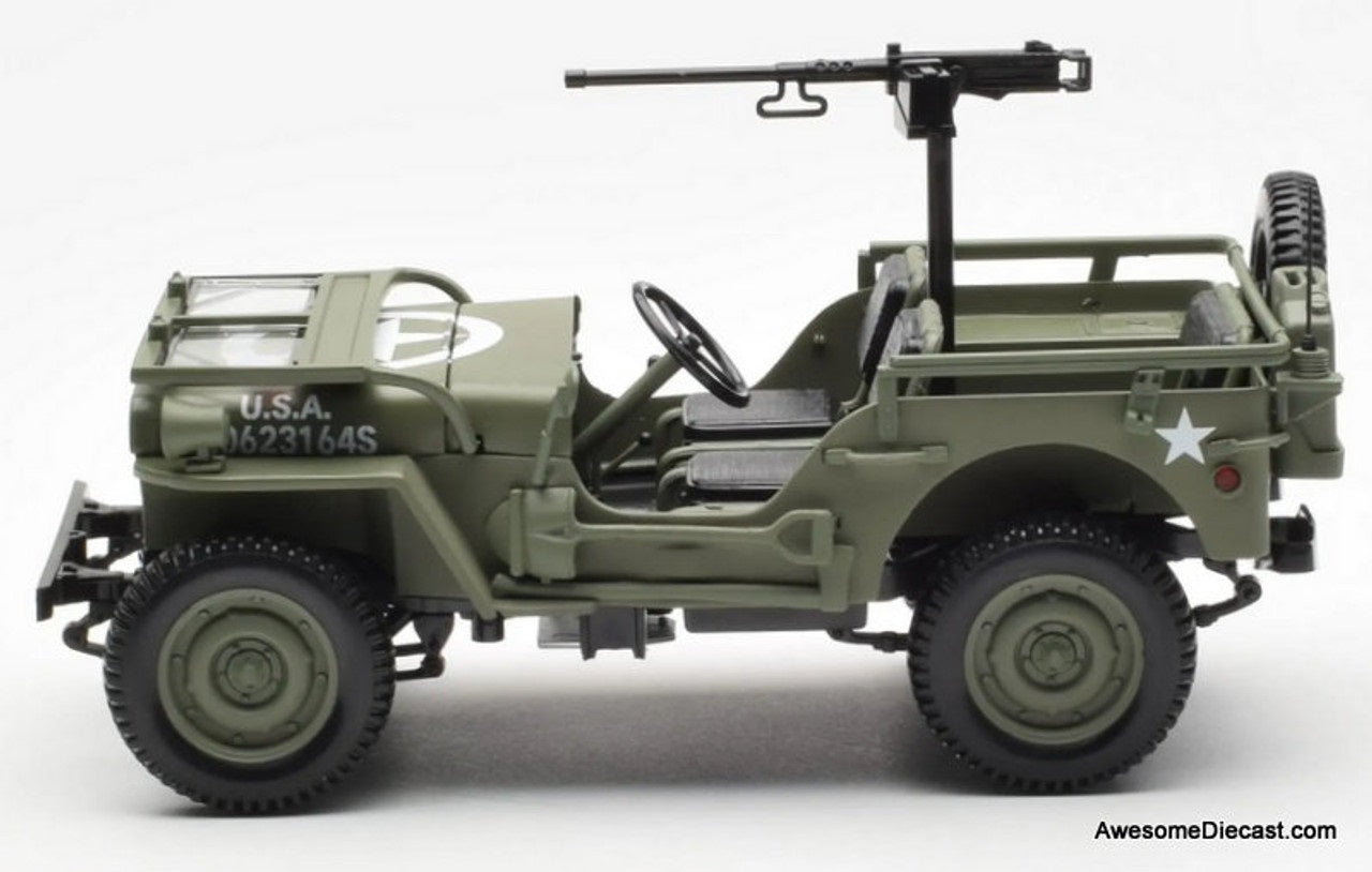 JEEP ARMY D-DAY GREEN 1944 1/18 Scale NOREV MTDNOR189016