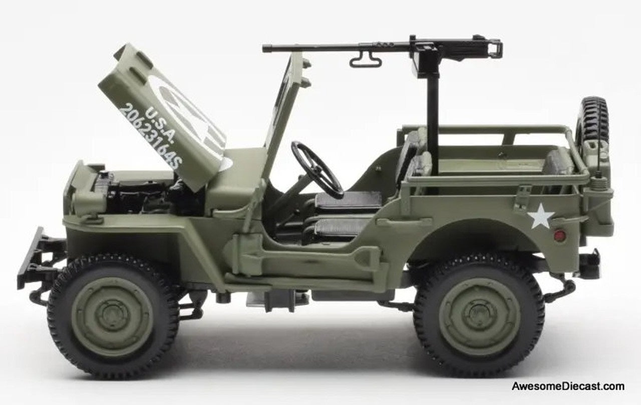 JEEP ARMY D-DAY GREEN 1944 1/18 Scale NOREV MTDNOR189016
