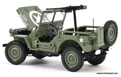 JEEP ARMY D-DAY GREEN 1944 1/18 Scale NOREV MTDNOR189016