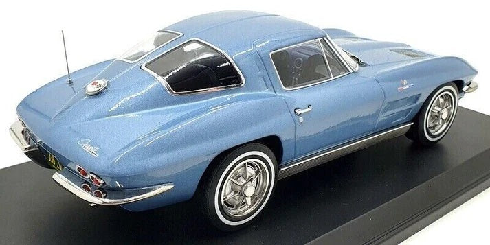 CHEVROLET CORVETTE STINGRAY LIGHT BLUE METALLIC 1963 1/18 Scale NOREV MTDNOR189050