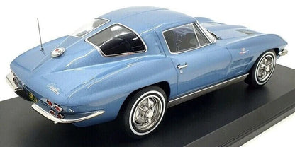 CHEVROLET CORVETTE STINGRAY LIGHT BLUE METALLIC 1963 1/18 Scale NOREV MTDNOR189050