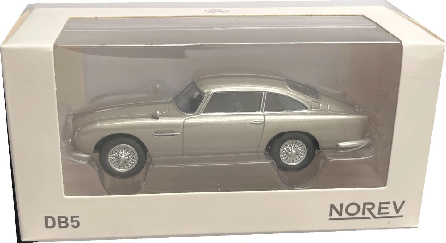 ASTON MARTIN DB5 1963 SILVER BIRCH JET-CAR 1/43 SCALE NOREV MTDNOR270523