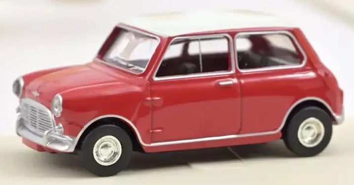 MINI COOPER S TARTAN RED AND WHITE ROOF 1964 1/54 Scale NOREV MTDNOR310520