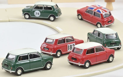 MINI COOPER S TARTAN RED AND WHITE ROOF 1964 1/54 Scale NOREV MTDNOR310520