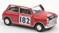 MINI COOPER S TARTAN RED WITH RACING #182 1964 1/54 Scale NOREV MTDNOR310522