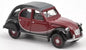 CITROËN 2CV CHARLESTON 1982 DELAGE RED AND BLACK 1/54 Scale NOREV MTDNORAMC191352