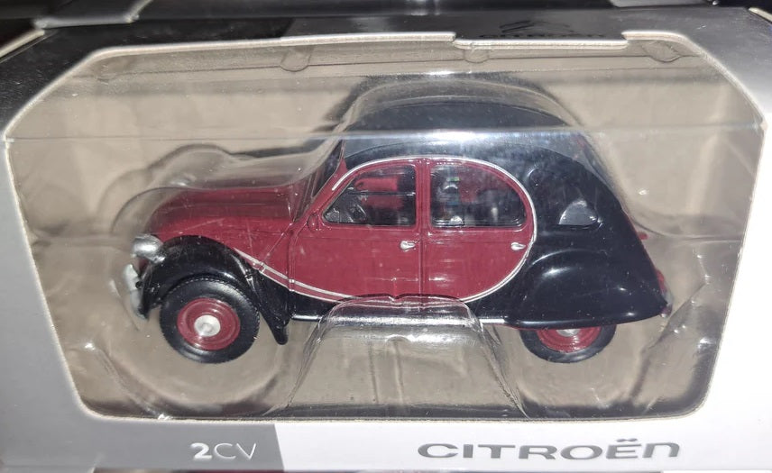 CITROËN 2CV CHARLESTON 1982 DELAGE RED AND BLACK 1/54 Scale NOREV MTDNORAMC191352