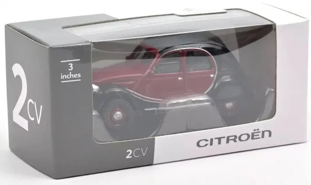 CITROËN 2CV CHARLESTON 1982 DELAGE RED AND BLACK 1/54 Scale NOREV MTDNORAMC191352