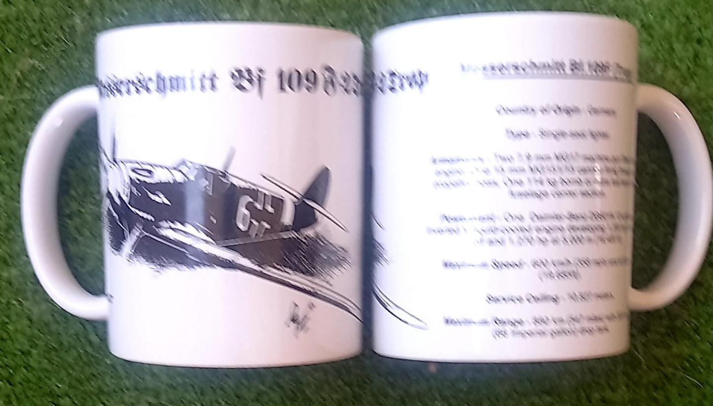 Messerschmitt Bf.109E Trop Coffee Mugs - MUG19