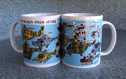SAAF Helicopter Aircraft Coffee Mugs - MUG503