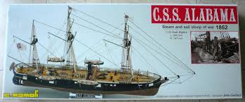 CSS Alabama 1/120 Scale Mamoli MV53