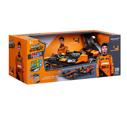 R/C F1 McLaren MCL38 2024 2.4GHz (USB) - 1/24 Scale - Maisto - MAI82359