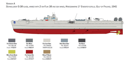 Schnellboot S-26/S-38 - 1/35 Scale - Italeri - IT5625