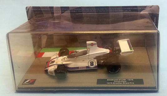 Brabham BT448 - 1975 Carlos Pace -1/43 Scale Panini F1 Collection NR1064
