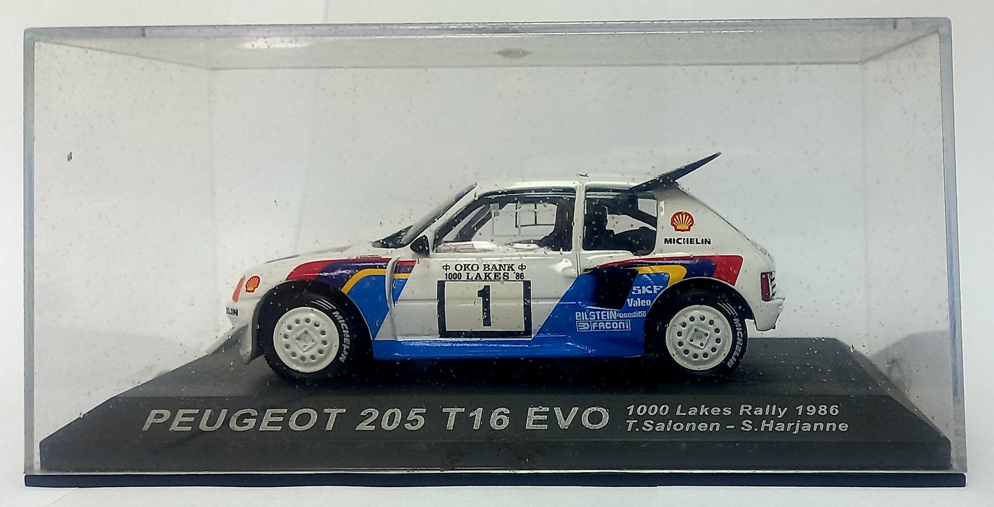 Peugeot 205 T16 Evo - 1/43 Scale De Agostini NR1170