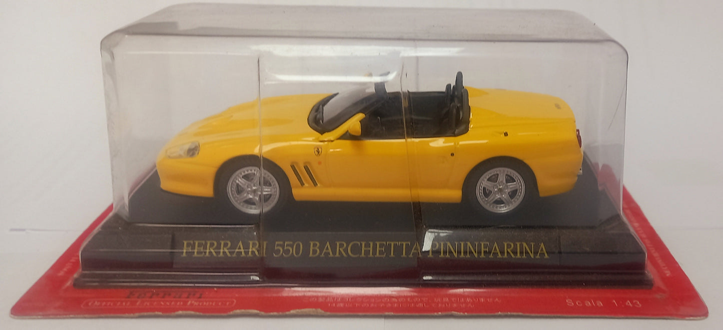 Ferrari 550 Barchetta Pininfarina - 1/43 Scale De Agostini NR1208