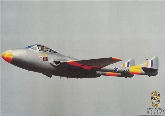 SAAF Museum Vampire T.11 Poster - NO-001