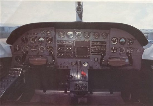 Cessna 402 Cockpit Poster - No-20