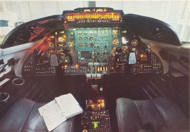 Learjet 35 Cockpit Poster - No-21