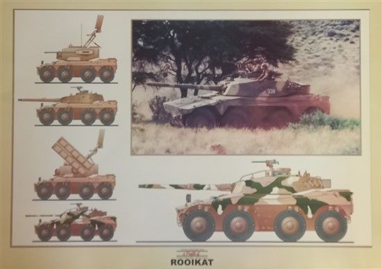 Rooikat AFV Profile Poster - No-46