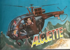 Alouette III Caricature Poster - No-63