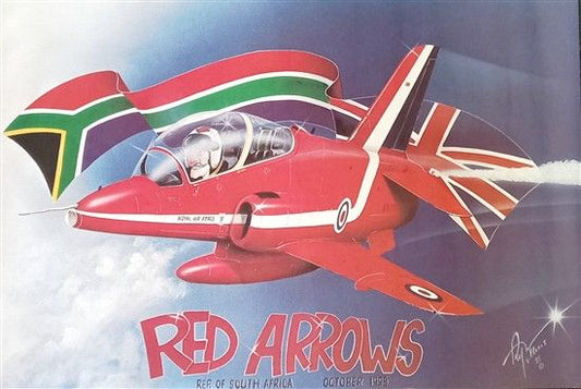Red Arrows Hawk Caricature Poster - No-64