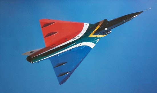 SAAF Museum Mirage IIIBZ in Flag Colour Scheme Poster - No-702