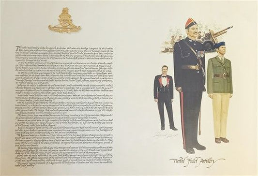Natal Field Artillery Poster - No-71