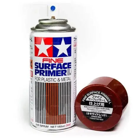 Surface Primer Fine (Oxide Red) - Tamiya - TAM87160