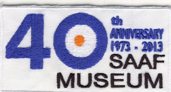 SAAF Museum 40th Anniversary Patch - PA40