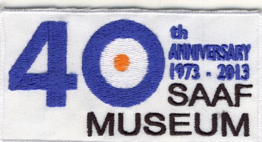 SAAF Museum 40th Anniversary Patch - PA40