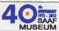 SAAF Museum 40th Anniversary Patch - PA40