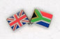 UK/South Africa Flag Metal Pin - PIN729