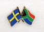 South Africa/Sweden Metal Pin - PIN730