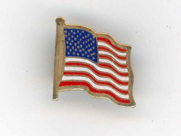 USA Flag Metal Pin - PIN741