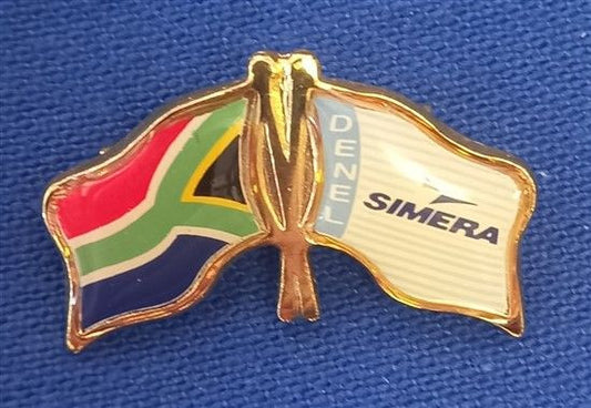 South African Flag/Simera Metal Pin - PIN754