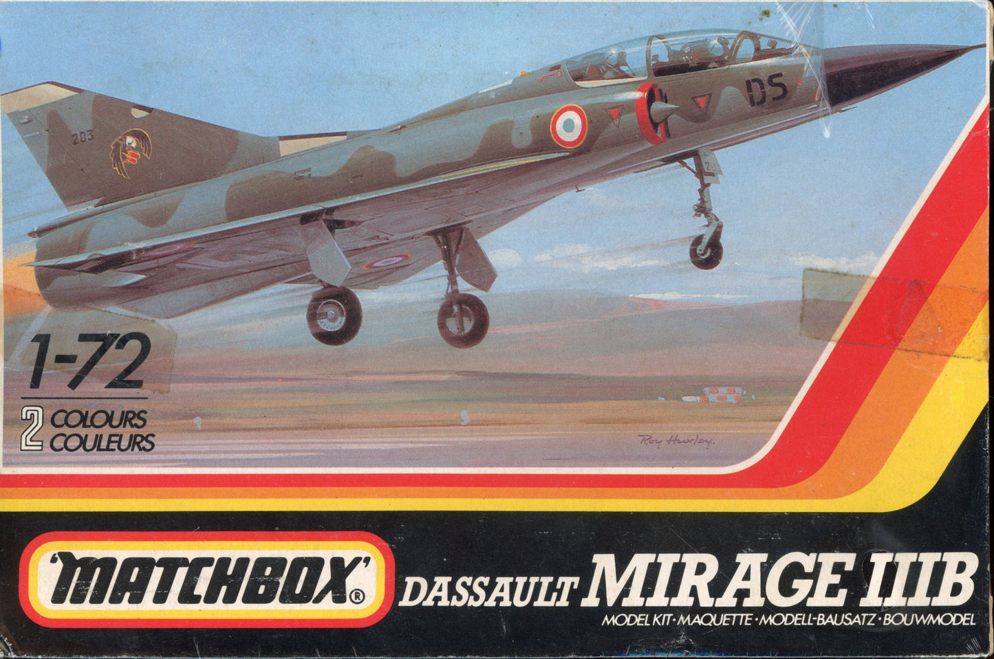 Dassault Mirage IIIB - 1/72 Scale Matchbox PK-44