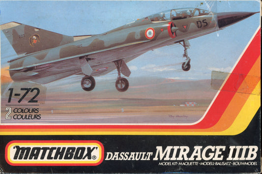 Dassault Mirage IIIB - 1/72 Scale Matchbox PK-44